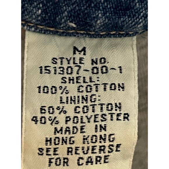 Vintage Gap Denim Jacket Women’s M Light Wash Hong Kong 90s Y2K Classic Fit - Picture 4 of 14